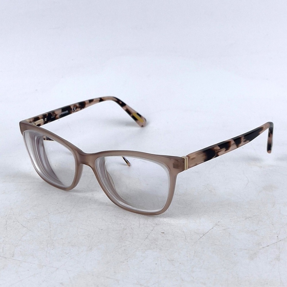 COVERGIRL CG 0482 Eyeglasses Frame Womens Brown Tie Dye Cat Eye 53-16-140